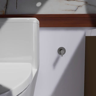 Plantex Pure Brass FLO-820 Flush Cock with Teflon Tape & Adjustable Brass Wall Flange - 25 mm (Mirror-Chrome Finish)