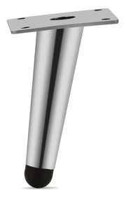 Plantex Heavy Duty Stainless Steel 4 inch Sofa Leg/Bed Furniture Leg Pair for Home/Furniture Sofa Legs for Table/Sofa Support Legs/Sofa Furniture Leg (Chrome Finish) Set of 4 Pcs