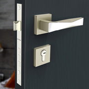 Plantex Main Door Lock/Mortise Lock for Door with 3 Years of Warranty - Robust Door Lock for Home with Brass Lock Body & Cylinder(7085 - Chrome & Satin White)
