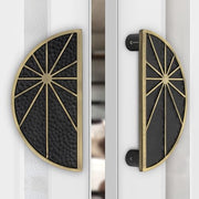 Plantex Door Handle/8 Inch Main Door Handle/Door Handle for Home/Pull-Push Door Handle/Door Accessories - Pack of 1 (Brass Antique, Black)