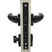 Plantex Triple Security Door Lock for Home/Main Door Lock Set with 3 Years of Warranty/Mortise Locks for Door with Brass Body & Cylinder (7058 â€“ Black)