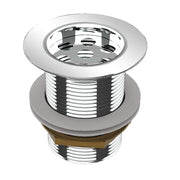 Plantex Stainless Steel Kitchen Sink Waste Coupling 3 inch Full Thread/Coupling for Wash Basin- Pack of 1 (Silver)