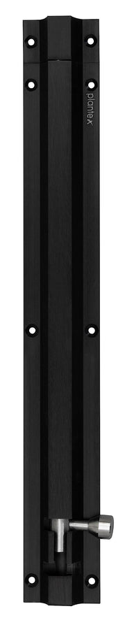 Plantex Stainless Steel 12 inch Tower Bolt/Tower Bolt for Home,Offices Doors and Windows/Tower Bolt for Main Door/Door Latch/Kundi/Chitakini/Door Latch for Windows (Black, Pack of 1)