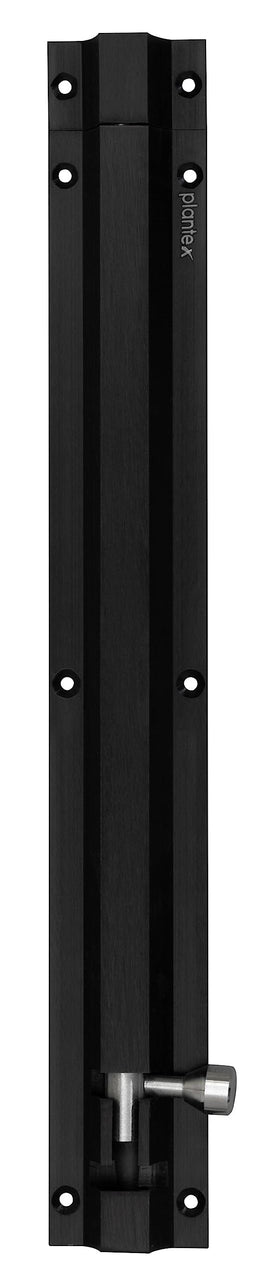 Plantex Stainless Steel 12 inch Tower Bolt/Tower Bolt for Home,Offices Doors and Windows/Tower Bolt for Main Door/Door Latch/Kundi/Chitakini/Door Latch for Windows (Black, Pack of 1)