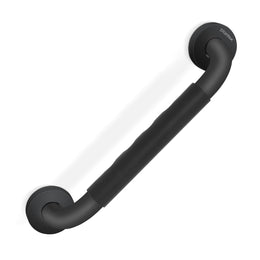 Plantex 304 Stainless Steel Grab Bar for Toilet with Grip/13 inch Anti-Slip Handle for Bathroom Support - Pack of 1 (Black)