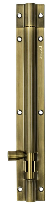 Plantex Stainless Steel 8-inch Tower Bolt/Tower Bolt for Home,Offices Doors and Windows/Tower Bolt for Main Door/Wardrobe Door Latch/Kundi/Chitakini/Door Latch for Windows - Brass Antique (Pack of 1)