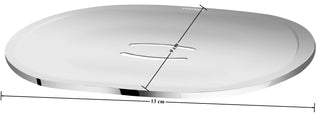 Plantex Smero Pure Brass Soap Dish/Stand/Holder for Bathroom & Kitchen/Bathroom Accessories - Aqua(Chrome)