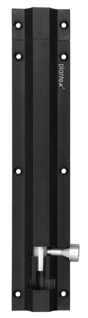 Plantex Stainless Steel 8 inch Tower Bolt/Tower Bolt for Home,Offices Doors and Windows/Tower Bolt for Main Door/Door Latch/Kundi/Chitakini/Door Latch for Windows (Black, Pack of 1)