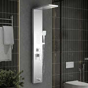 Plantex 304 Grade Stainless Steel Shower Panel for Bathroom with Showerhead/Hand Shower/Body Massage Jets/Bathroom Shower System-(KM-8111)