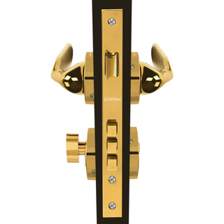 Plantex Heavy Duty Door Lock - Main Door Lock Set with 3 Keys/Mortise Door Lock for Home/Office/Hotel (7106 - Gold)