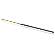 Plantex Stainless Steel & Alluminium Cabinet Handle/900mm Wardrobe Handle for Home/Cupboard Door Pull-Push Handles for Office - Pack of 1 (DTC-3960, Black & Gold)