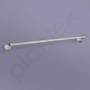 Plantex Stainless Steel Towel Hanger for Bathroom/Single Towel Rod/Bar/Towel Stand/Bathroom Accessories(18 Inch-Chrome)