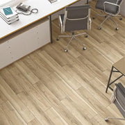 Plantex SPC Tiles for Floors/Interlocking Sound Insulated Floor Tiles/Click N Lock Wooden Flooring for Bedroom/Kitchen-30 Square Feet/10 Tiles,Etherial Horizon-DIY Installation(Water&Fire Resistant)