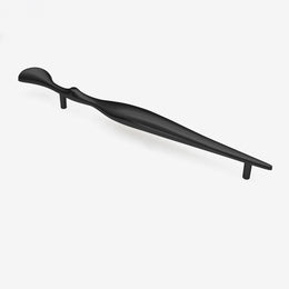 Plantex Cabinet Handle/160mm Handle for Cabinet/Furniture/Door Pull-Push Handle for Home/Office - Pack of 1 (Black)