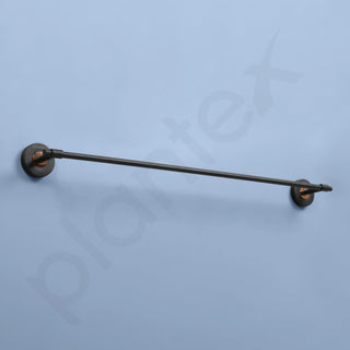 Plantex Brass with 304 Grade Stainless Steel Towel Hanger for Bathroom/Towel Rod for Kitchen/Towel Holder/Bathroom Accessories - RDAB (Matt Black & Rose Gold)