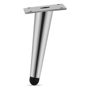Plantex Heavy Duty Round 6 inch Spare Sofa Legs for Bed Furniture/Sofa Legs for Furniture Fitting/Table Legs/Sofa Leg Set of 2 pcs (Chrome Finish)