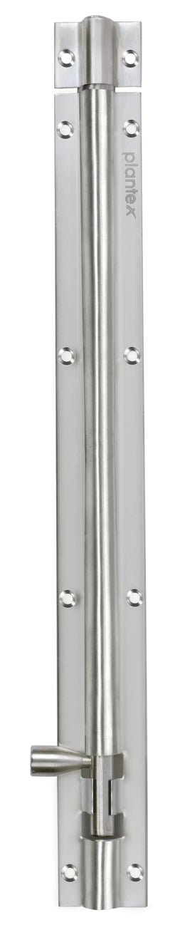 Plantex Stainless Steel 12 inch Tower Bolt/Tower Bolt for Home,Offices Doors and Windows/Tower Bolt for Main Door/Door Latch/Kundi/Chitakini/Door Latch for Windows - Pack of 1 (Matt)