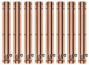 Plantex Stainless Steel 12 inch Tower Bolt/Tower Bolt for Home,Offices Doors and Windows/Tower Bolt for Main Door/Door Latch/Kundi/Chitakini/Door Latch for Windows (Rose Gold, Pack of 8)