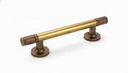 Plantex Main Door Handle/Pull & Push Handles for All Doors of House, Office, Hotels/200mm Wooden & Glass Door Handle - Pack of 1 (Brass Antique & Gold)