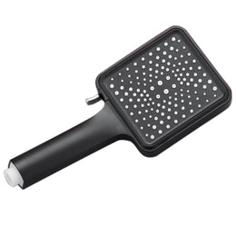 Plantex ABS Hand Shower for Bathroom/Handheld Shower Without Hose Pipe for Home/Hotel (643-Black)