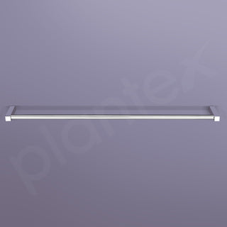 Plantex Stainless Steel Towel Hanger for Bathroom/Single Towel Rod/Towel Stand for Kitchen/Bathroom Accessories (24-inch) Chrome