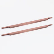 Plantex Profile Handle for Kitchen Cabinet/34 Inch Alluminium Drawer Profile Handle/Wardrobe Pull Handle for Home/Office/Hotel - Pack of 2 (Rose Gold)