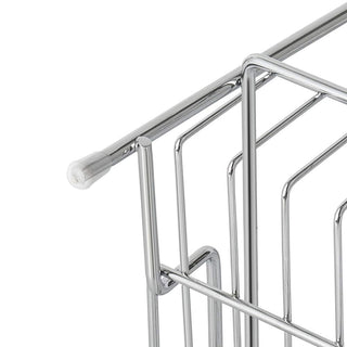 Plantex 2-Tier Stainless Steel Rack For Kitchen/Kitchen Organizer Rack/Countertop Tiered Shelf/Small Jar Organizer (Chrome)