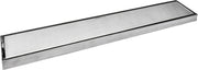 Plantex 304 Grade Stainless Steel Linear Shower Floor Drain with Tile Insert Grate/Bathroom Drain Cover/Drain Cover for Bathroom and Kitchen (10 x 60 cm - Matt)