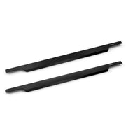 Plantex Profile Handle for Kitchen Cabinet/24 Inch Alluminium Drawer Profile Handle/Wardrobe Pull Handle for Home/Office/Hotel - Pack of 2 (Black)