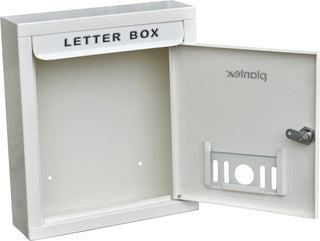 Plantex A4 Size Letter Box - Mail Box/Post Box/Letter Box for Home gate/Suggestion Box for Office- School/Complaint Box/Donation Box with Lock and Keys (Ivory) - Wall Mount