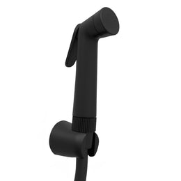 Plantex Jet Spray for Toilet/ABS Health Faucet with 1 Meter Shower Hose Pipe and Wall Hook/Health Faucet Set for Bathroom/Hand Gun for Toilet - (Black)