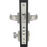 Plantex Fully Brass Door Lock with 3 Years of Warranty/Main Door Lock for Home/Mortise Lock for Door - Main Door Lock Set(Sumer-3054, Satin White Chrome)