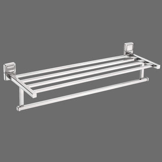 Plantex 304 Garde Stainless Steel Towel Rack for Bathroom/Towel Stand/Hanger/Bathroom Accessories - Darcy (18 inch - Chrome)