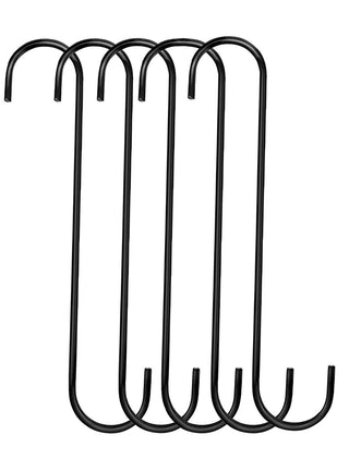 Plantex Heavy Duty 10 inch Multipurpose S Hook/Extention Hook for Hanging Plant/Tree Branch/Bird Feeder/Pots and Pans Closet Garden Pergola Indoor/Outdoor – (Pack of 15)