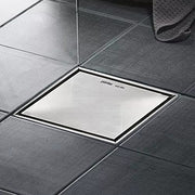 Plantex 304 Grade Stainless Steel Multipurpose Drain Cover with Tile Insert Grate/Bathroom Drain Cover/Bathroom Drain Jali (6 x 6 inches) - Matt