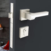 Plantex Main Door Lock for Home/Mortise Lock for Door with 3 Years of Warranty - Robust Door Lock for Home with Brass Lock Body & Cylinder (7052 - Chrome & Matt)