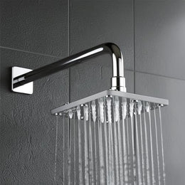 Plantex ABS Round Shower Head for Bathroom/Adjustable Head shower/360Â° Rotatable Rain Shower Head for Bathroom/Pressurized Shower Head/Showers for bathroom-Chrome & Matte Black