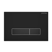 Plantex Flush Plate/Dual Flush Plate for Toilet/Mechanical Dual-Flush Plate/Water-Saving Technology â€“ Pack of 1 (4519, Black)