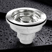 Plantex Coupling for Kitchen Sink/304 Grade Stainless Steel Waste Coupling/Round Shape Coupling - Pack of 1 (Chrome Finish)