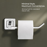 Plantex Stainless Steel Toilet Paper Roll Holder/Toilet Paper Holder/Tissue Paper Roll Holder for Bathroom Accessories (Chrome)