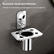 Plantex Stainless Steel Tooth Brush Holder/Tumbler Holder/Bathroom Accessories - (Dream - Chrome)
