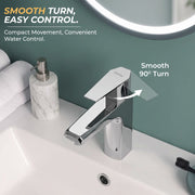 Plantex Pillar Tap for Wash Basin with Teflon Tape/Tap for Wash Basin/Water Tap-Chrome (Celesiya-1243)