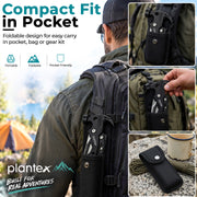 Plantex 12-in-1 Multipurpose Mini Hammer & Pliers Hand Tool Set/Stainless Steel Folding Multi-Tool Kit for Home DIY Repair & General Maintenance  Pack of 1, Black (MQ042G)