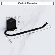 Plantex 304 Stainless Steel Towel Hanger for Wash Basin/Towel Holder/Napkin Holder for Bathroom Accessories (Black) Parv