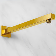 Plantex 18-Inch Shower Arm for Overhead Shower/Stainless Steel Shower Pipe/Wall Mount Bathroom Fitting with Â½-Inch Thread - Pack of 1 (Gold)