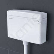 Plantex Polypropylene Toilet Flush Tank/Flush Tank for Toilet with 10 LTR Water Capacity/Side Lever Cistern for Bathroom - Pack of 1 (White)