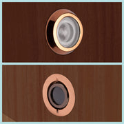 Plantex Door Eye Hole/Door Viewer for Main Door/Door Eye with 200 Degree Wide View for Peephole/Door Lens/Door Peephole - Pack of 6 (Rose Gold)