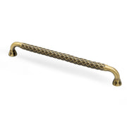 Plantex Cabinet Handle/288mm Handle for Cabinet/Door Pull-Push Handle for Home/Office - Pack of 1 (Brass Antique)