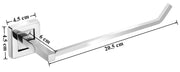 Plantex Napkin Ring for Bathroom/Stainless Steel Towel Holder/Hand Towel Hanger for Wash Basin/Bathroom Accessories (Chrome)
