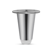 Plantex Heavy Duty Steel 3 inch Sofa Leg/Sofa Legs for Furniture Fitting/Sofa Legs Set of 8 pcs (Chrome)
